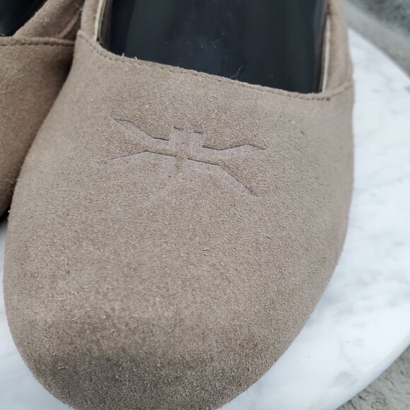 Kuru Shoes Womens Size 9.5 Tan Suede Vienna Anatomical Toe Flats *Read* - Picture 4 of 15